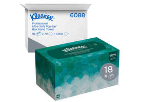 Handdoek Kleenex Ultra Pop-up Box 1-laags 226x254mm 70 vel wit 6088