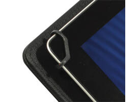 Schrijfmap DESQ voor tablet 7"-10" met sluitclip zwart
