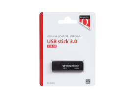 USB stick 3.0 Quantore USB-A 128GB zwart