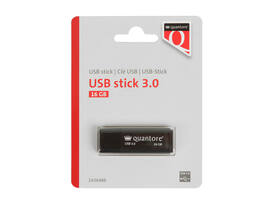USB stick 3.0 Quantore USB-A 16GB zwart