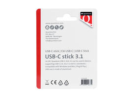 USB stick 3.1 Quantore USB-C 16GB zilver