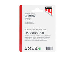 USB stick 2.0 Quantore USB-A 16GB zwart