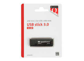 USB stick 3.0 Quantore USB-A 32GB zwart