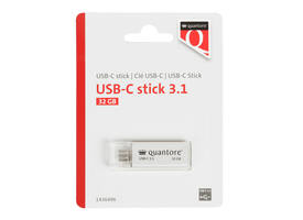 USB stick 3.1 Quantore USB-C 32GB zilver