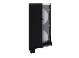 Toiletpapierdispenser Satino JT3 Hyginity systeemrol duo zwart 333423