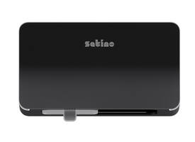 Toiletpapierdispenser Satino MT1 Hyginity duo zwart 333427