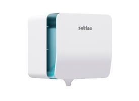 Poetspapierdispenser Satino CF1 Hyginity Plus medium wit 333416