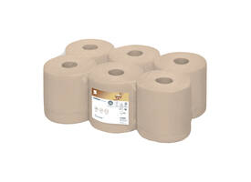 Poetspapier Satino CF1 PureSoft 2-laags 6x150m naturel 314290