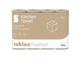 Keukenrol Satino PureSoft 3-laags 4x64 vel naturel 175890