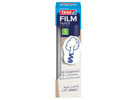 Plakband tesafilm papier 19mmx10m 8 rol