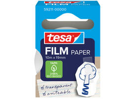 Plakband tesafilm papier 19mmx10m