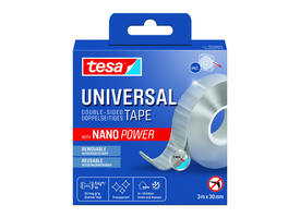 Plakband tesa Nano dubbelz 30mmx3m
