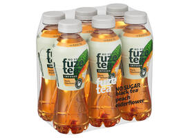 Frisdrank Fuze Tea peach elderflower suikervrij fles 400ml