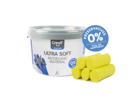 Klei Creall Play-it Ultra Soft helder geel 1100 gram