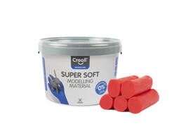 Klei Creall supersoft rood 1750gram