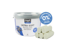 Klei Creall Play-it Ultra Soft helder wit 1100 gram