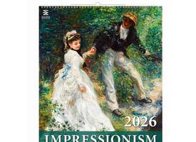 Kalender 2026 Helma 365 Grote Impressionistische Kunstkalender 520x450