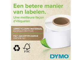 Etiket Dymo LabelWriter multifunctioneel 19x51mm 24 rollen á 500 stuks wit