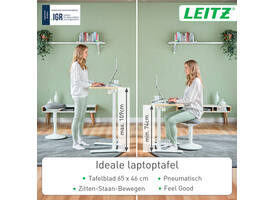 Zit-sta bureau Leitz Ergo compact inklapbaar