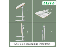 Zit-sta bureau Leitz Ergo compact inklapbaar