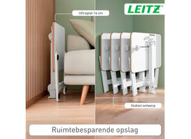 Zit-sta bureau Leitz Ergo compact inklapbaar
