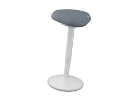 Actieve zit-sta kruk Leitz Ergo met gasveer 57-82 cm grijs