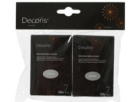 Kerstbalhaakjes Decoris ijzer blister à 2 doosjes à 50 stuks