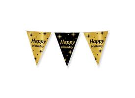 Classy Party flags foil Happy Birthday