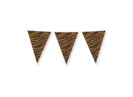 Party Flags foil Tiger Safari