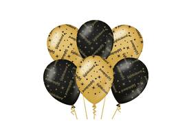 Classy party balloons Gefeliciteerd
