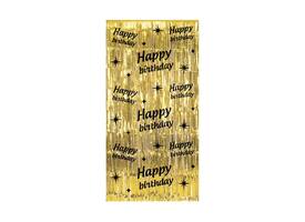 Classy Party Curtain Happy Birthday