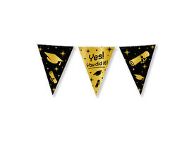 Classy Party flags foil You did it