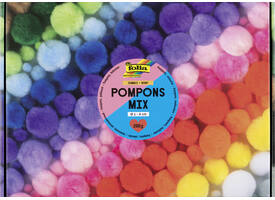 Pompons Folia 200 gram assorti