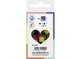 Mozaieksteentjes Folia 10x10mm glas basis assorti