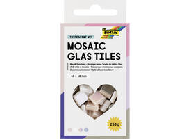 Mozaieksteentjes Folia 10x10mm glas iriserend