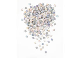 Mozaieksteentjes Folia 10x10mm glas iriserend