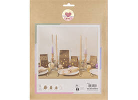 Giftbox Folia Star kraft set à 6 stuks