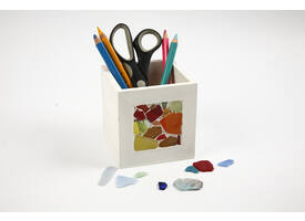 Pennenbakje Creativ Company 10x10x10cm hout