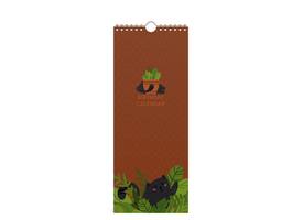 Verjaardagskalender Lannoo 130x325 Cats