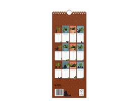 Verjaardagskalender Lannoo 130x325 Cats