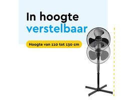 Statiefventilator BRASQ F300 Ø 40cm zwart