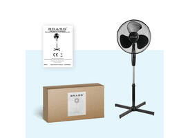 Statiefventilator BRASQ F300 Ø 40cm zwart