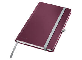 Notitieboek Leitz Style A5 lijn 160 pagina's 100gr rood