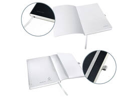 Notitieboek Leitz Style A5 lijn 160 pagina's 100gr zwart
