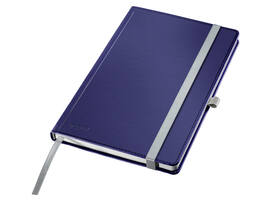 Notitieboek Leitz Style A5 lijn 160 pagina's 100gr blauw