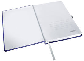 Notitieboek Leitz Style A5 lijn 160 pagina's 100gr blauw