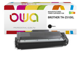 Toner OWA  alternatief tbv Brother TN-2510XL zwart