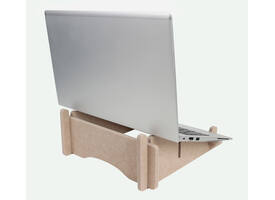 Laptopstandaard Quantore gerecycled vilt zand