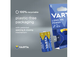 Batterij VARTA Longlife Power 2x C