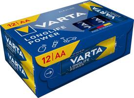 Batterij VARTA Longlife Power 12x AA